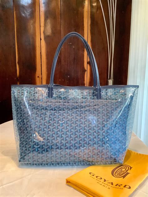 goyard transparent tote